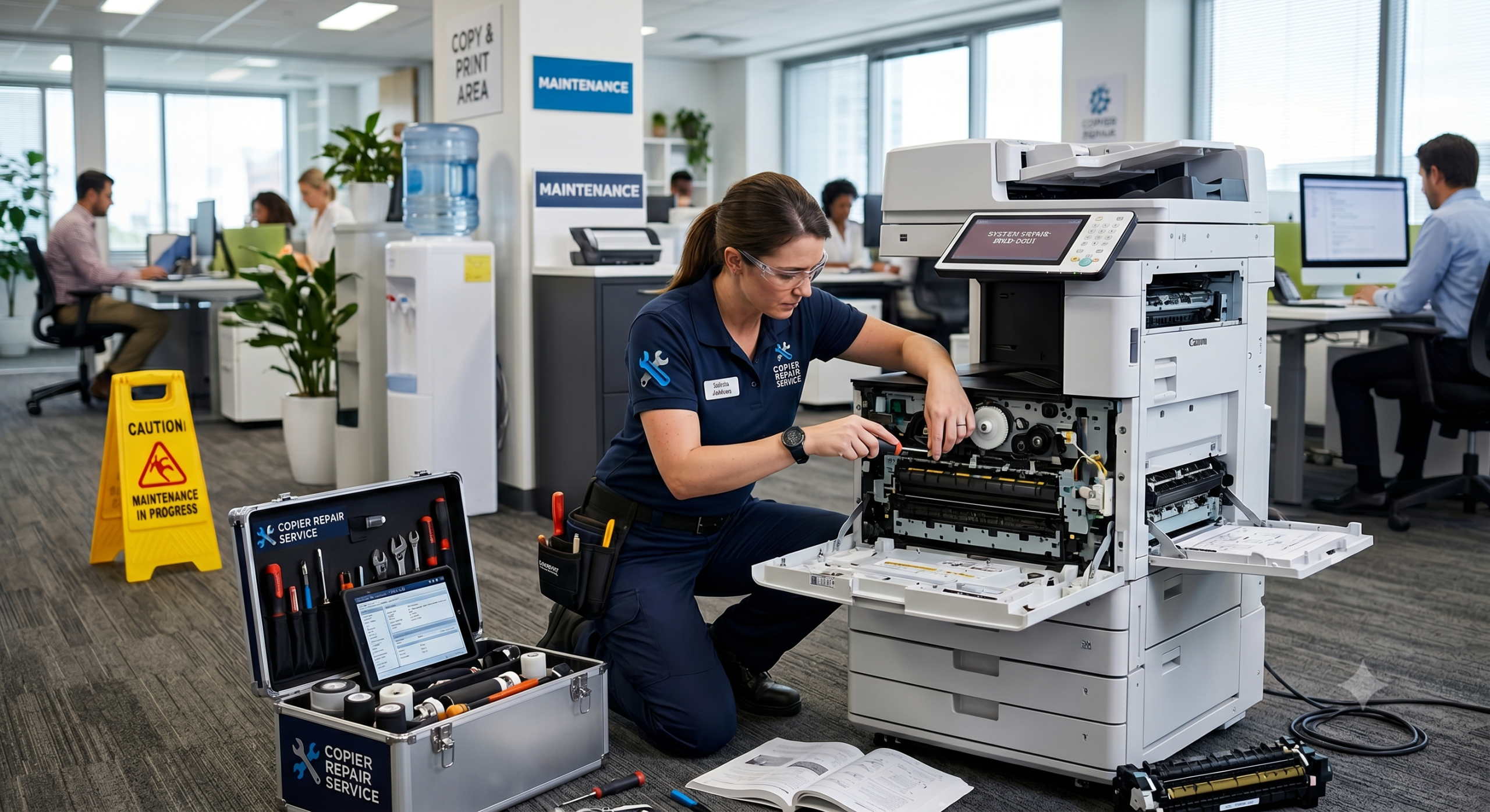 Copier repair service