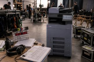 Copier rental filming tv production